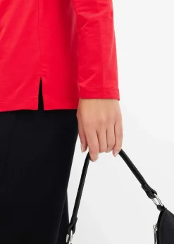 Langarmshirt mit Ösen Damen Shirts & Tops