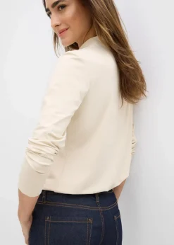 Clearance Langarmshirt mit Stehkragen mit recyceltem Polyamid Damen Shirts & Tops|Basics