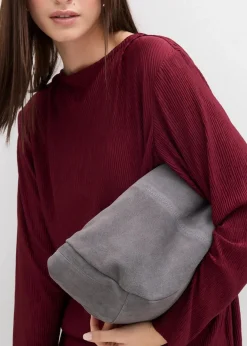 Damen bonprix Shirts & Tops|Langarmshirt mit Struktureffekt