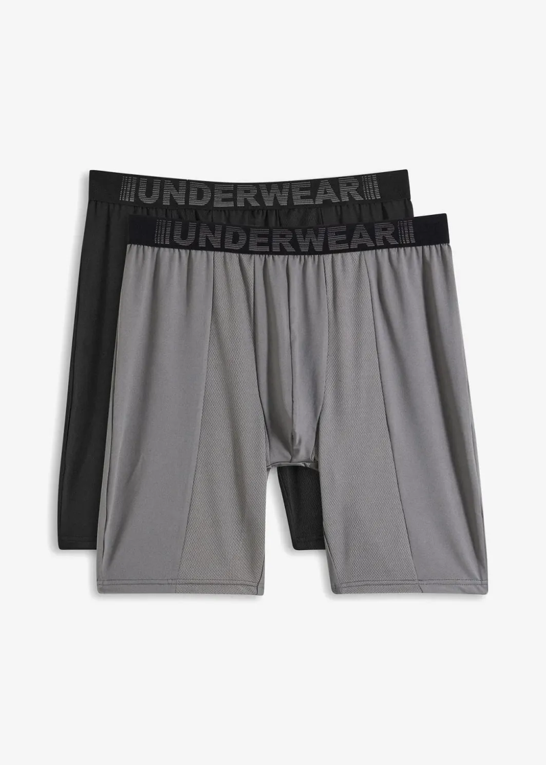 Herren bonprix Wäsche|Große Größen|Lange Boxershorts eng (2er Pack)