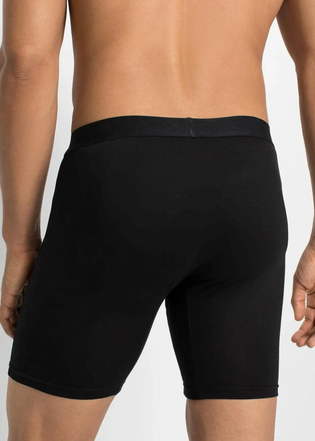 Herren bonprix Boxershorts|Große Größen|Lange Boxershorts eng mit Baumwolle (7er Pack)