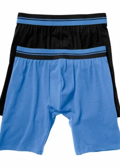 Hot Lange Boxershorts eng mit Baumwolle (2er Pack) Herren Wäsche|Große Größen
