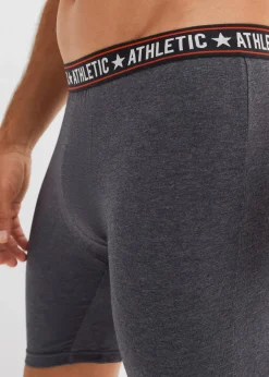 Herren bonprix Boxershorts|Große Größen|Lange Boxershorts eng mit Baumwolle (2er Pack)