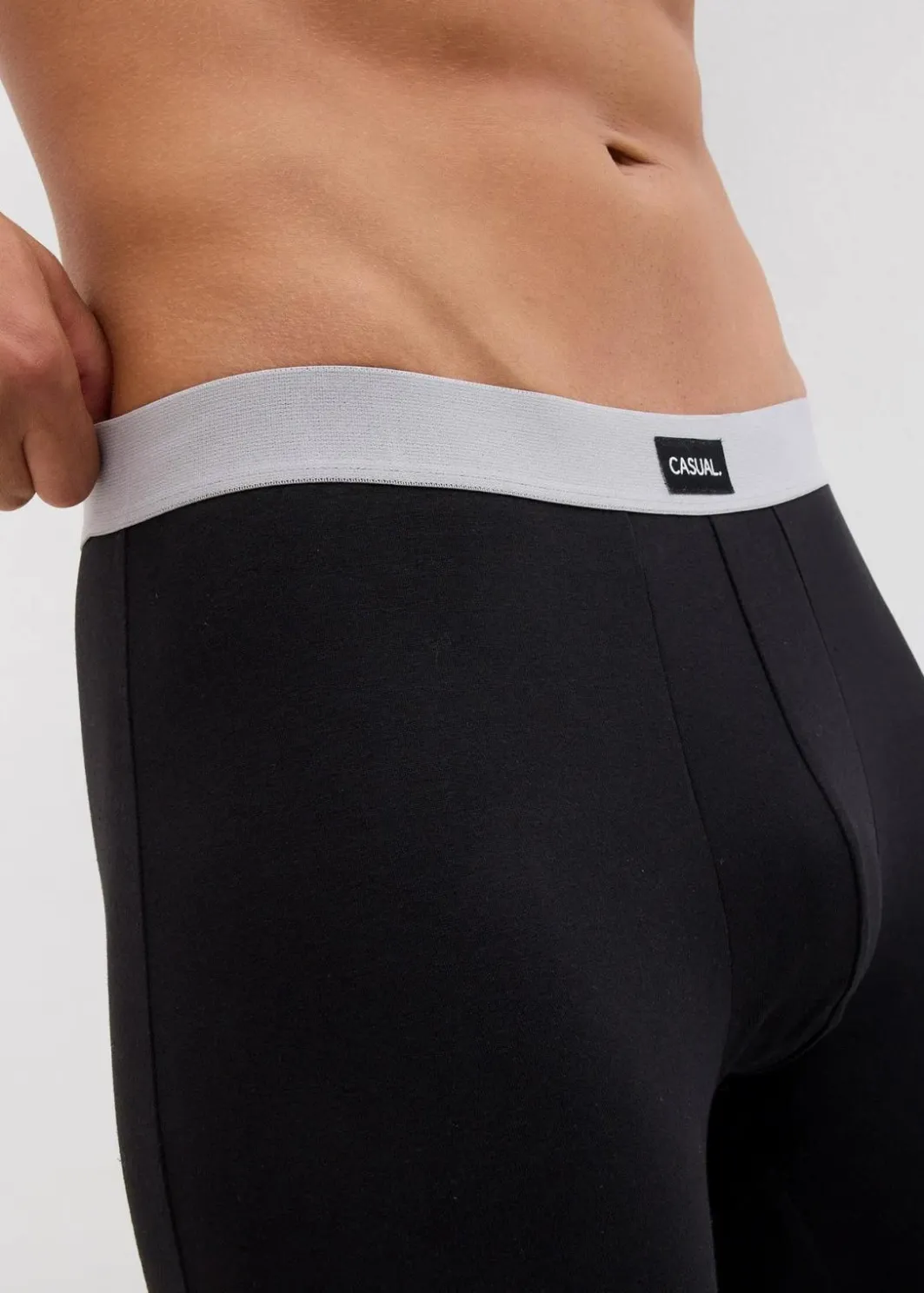 Herren bonprix Boxershorts|Große Größen|Lange Boxershorts eng mit Baumwolle (3er Pack)