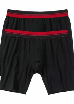Clearance Lange Boxershorts eng mit Baumwolle (2er Pack) Herren Boxershorts|Große Größen