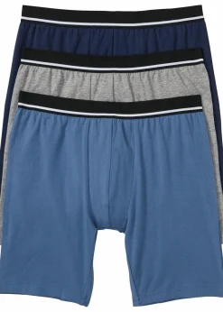 Online Lange Boxershorts eng mit Baumwolle (3er Pack) Herren Boxershorts|Große Größen