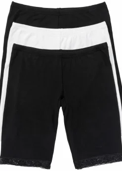 Damen bonprix Wäsche·Baumwollunterwäsche|Wäsche·Höschen|Lange Damen Boxer aus weichen Material im Vorteilspack