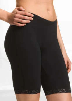 Damen bonprix Wäsche·Baumwollunterwäsche|Wäsche·Höschen|Lange Damen Boxer aus weichen Material im Vorteilspack