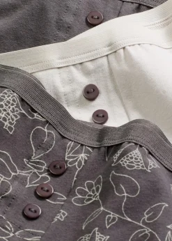 Damen bonprix Wäsche·Baumwollunterwäsche|Wäsche·Höschen|Lange Damen Boxer (4er Pack)