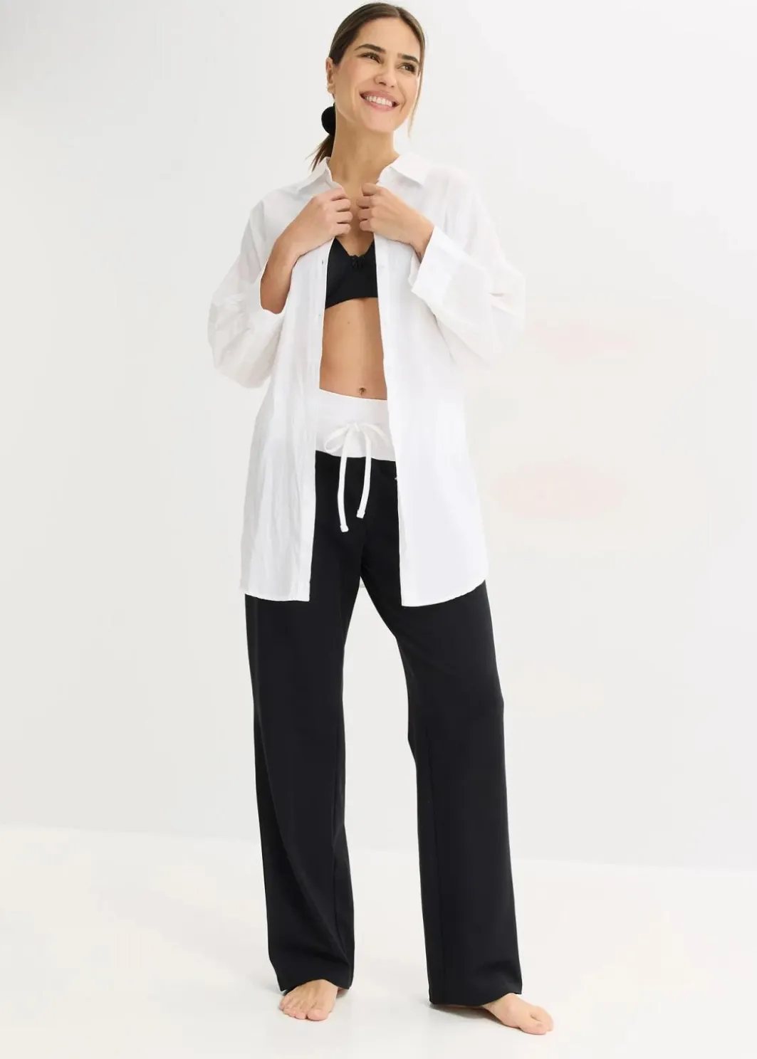 Sale Lange Pyjamahose Damen Wäsche·Nachtwäsche|Nachtwäsche