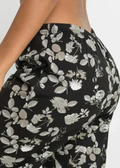 Damen bonprix Wäsche·Nachtwäsche|Nachhaltigere Materialien|Lange Pyjamahose aus reiner Bio-Baumwolle (2er Pack)