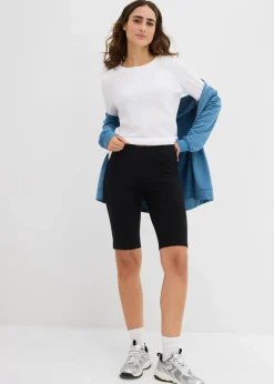 Damen bonprix Wäsche·Radler & Oberschenkelschutz|Bekleidung·Röcke|Lange Radlerhose (2er Pack)