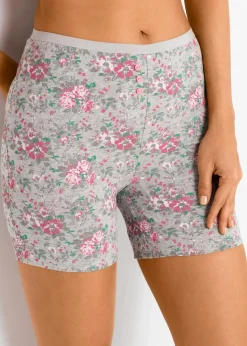 Damen bonprix Wäsche·Höschen|Höschen|Lange Unterhose mit hohem Bund (4er Pack)