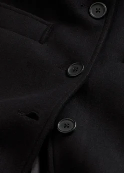 Outlet Langer Mantel in Wolloptik Damen Bekleidung·Hosen|Jacken & Mäntel
