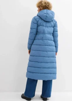 Hot Langer Stepp-Mantel mit Kapuze Damen Jacken & Mäntel|Bekleidung·Hosen