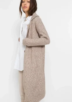 Outlet Langer Strickmantel im Loose Fit Damen Bekleidung·Umstandsmode|Strickmode