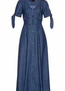 Langes Jeanskleid Damen Kleider