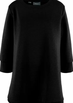 Damen bonprix Sweat|Bekleidung·Blusen & Tuniken|Langes Sweatshirt mit Viskose
