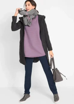 Damen bonprix Bekleidung·Blusen & Tuniken|Sweat|Langes Sweatshirt mit Viskose