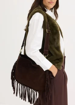 Damen bonprix Taschen|Lederhandtasche