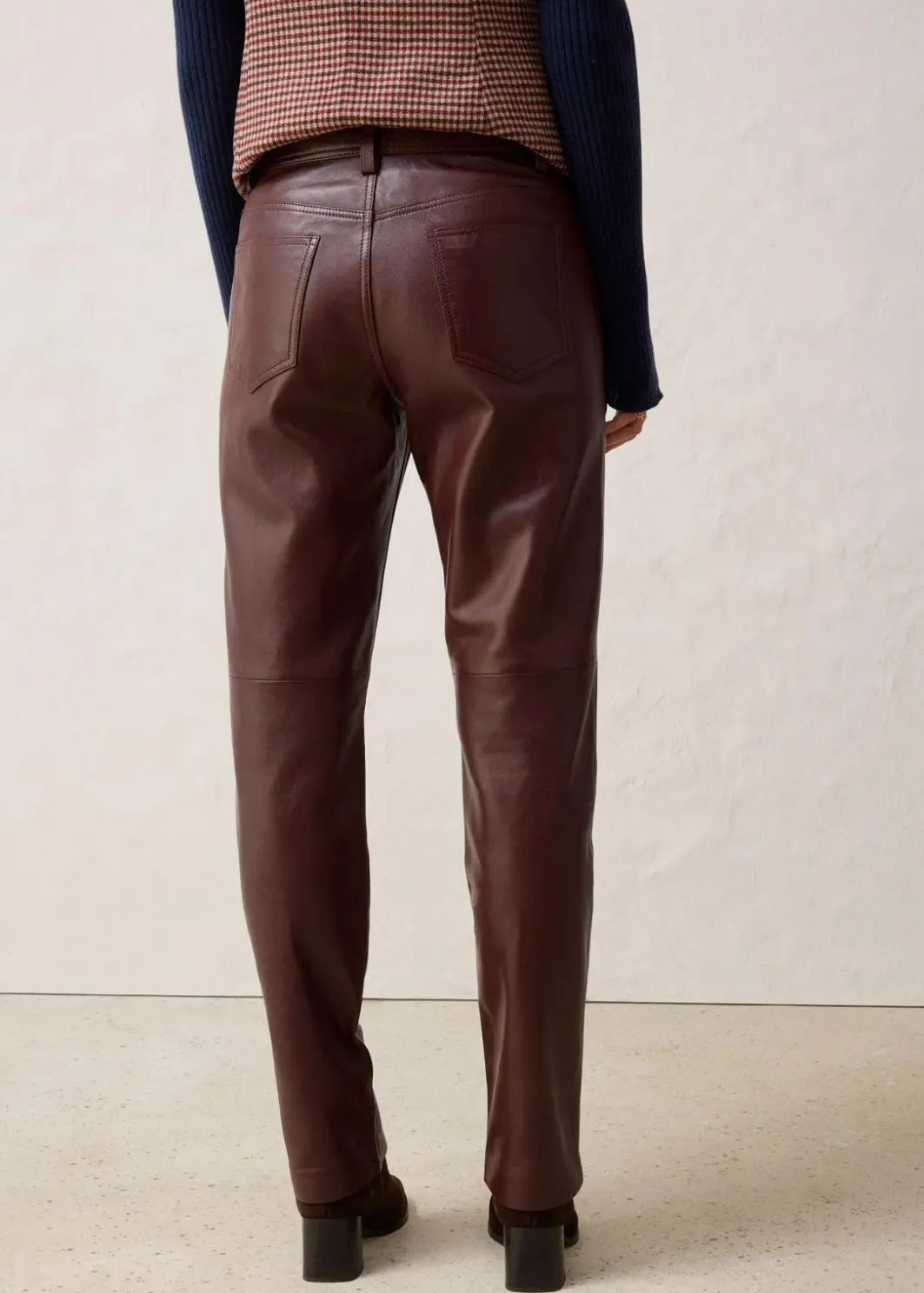 Clearance Lederhose aus Lammnappa Damen Bekleidung·Kleider|Premium