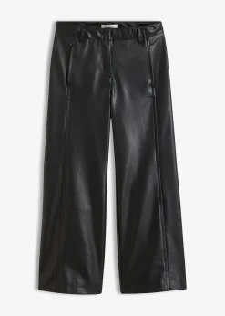 Damen bonprix Bekleidung·Kleider|Hosen|Lederimitat Culotte