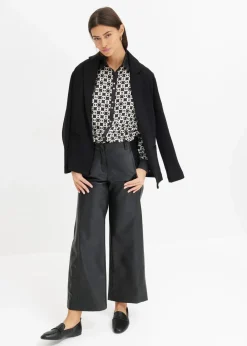 Damen bonprix Bekleidung·Kleider|Hosen|Lederimitat Culotte