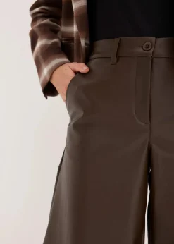 Hot Lederimitat-Bermuda Damen Bekleidung·Outdoorbekleidung|Bekleidung·Kleider