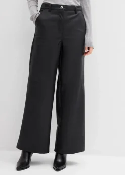 Damen bonprix Bekleidung·Kleider|Hosen|Lederimitat-Hose