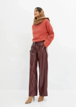 Online Lederimitat-Hose Damen Bekleidung·Kleider|Hosen