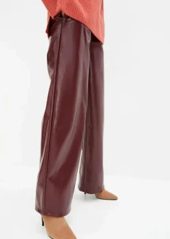 Online Lederimitat-Hose Damen Bekleidung·Kleider|Hosen