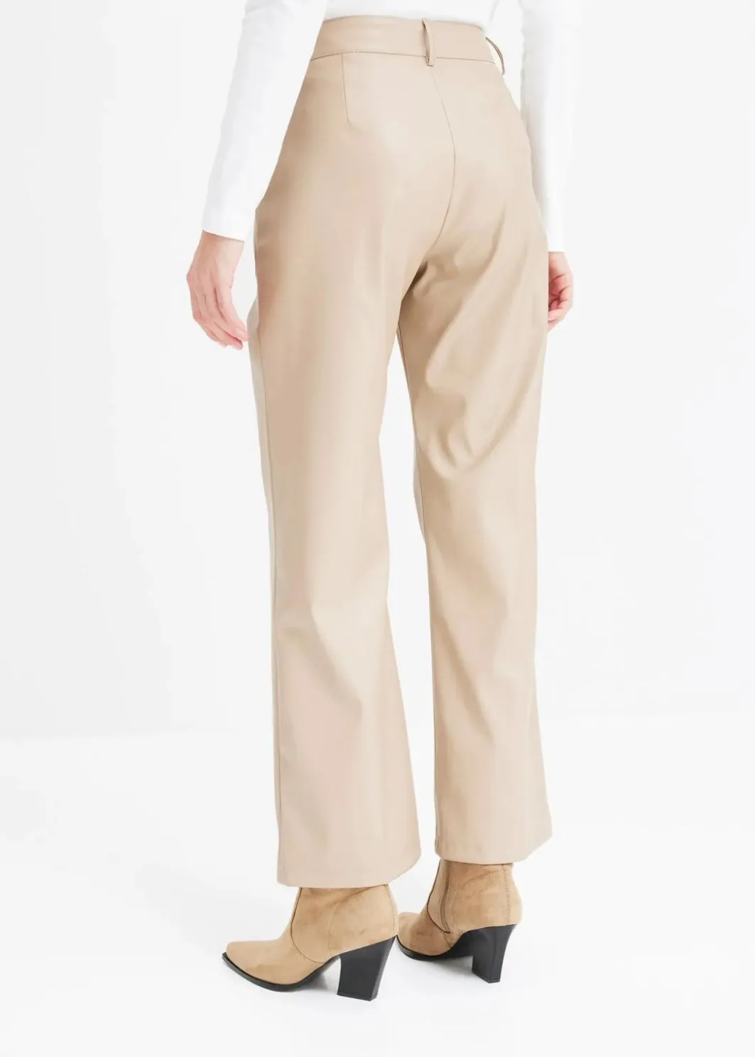 Damen bonprix Bekleidung·Kleider|Hosen|Lederimitat-Hose