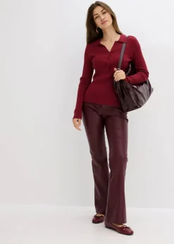 Discount Lederimitat-Hose Damen Bekleidung·Kleider|Hosen