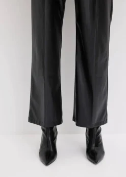 Outlet Lederimitat-Hose Damen Hosen|Bekleidung·Kleider