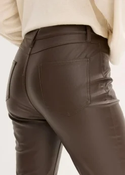 Damen bonprix Bekleidung·Kleider|Hosen|Lederimitat-Hose