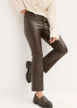Damen bonprix Bekleidung·Kleider|Hosen|Lederimitat-Hose