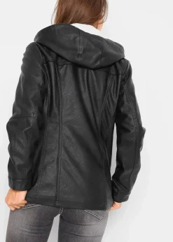 Hot Lederimitat-Jacke Damen Bekleidung·Hosen|Jacken & Mäntel