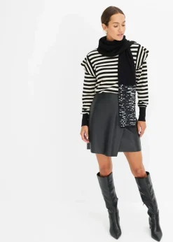Sale Lederimitat-Rock Damen Bekleidung·Sportbekleidung|Röcke