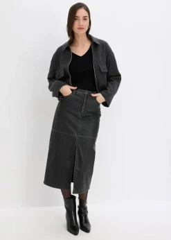 Best Lederimitat-Rock Damen Bekleidung·Sportbekleidung|Röcke