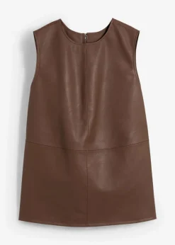 Damen bonprix Shirts & Tops|Lederimitat-Top