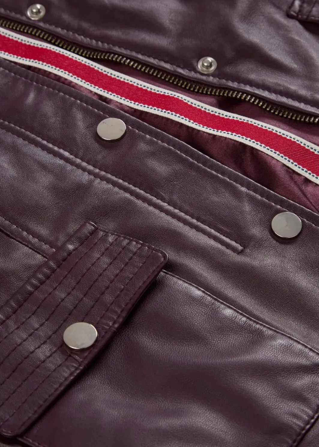 Damen bonprix Bekleidung·Hosen|Jacken & Mäntel|Lederjacke aus Lammnappa