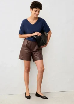 Damen bonprix Bekleidung·Kleider|Premium|Leder-Shorts aus Lammnappa