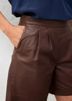 Damen bonprix Bekleidung·Kleider|Premium|Leder-Shorts aus Lammnappa