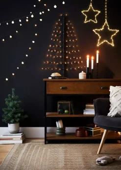 Best LED-Hängedeko Stern (2-tlg. Set) Wohnaccessoires|Weihnachtsdeko & -Textilien·Beleuchtung
