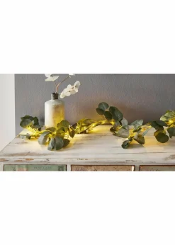 bonprix Wohnaccessoires|LED-Kunstblumengirlande mit Eukalyptusblättern