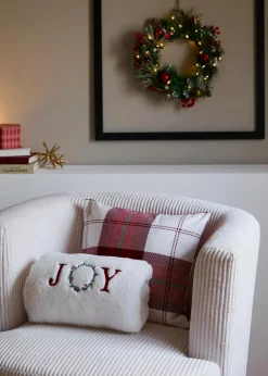 bonprix Wohnaccessoires|Weihnachtsdeko & -Textilien·Dekoration|LED-Türkranz mit Dekorationen