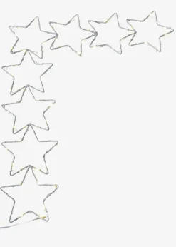 bonprix Wohnaccessoires|Weihnachtsdeko & -Textilien·Dekoration|LED-Türrahmendeko mit Sternen