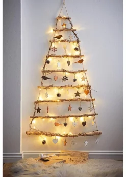 bonprix Wanddekoration|Weihnachtsdeko & -Textilien·Beleuchtung|LED-Wanddeko im Weihnachtsbaum-Design