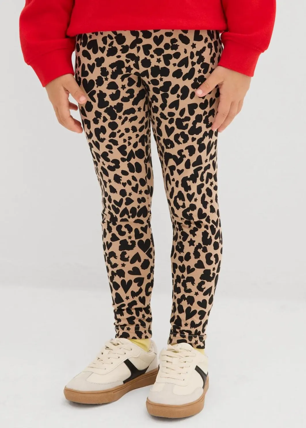 Kinder bonprix Mädchen 2-8 Jahre·Nachhaltigere Materialien|Mädchen 9-16 Jahre·Nachhaltigere Materialien|Leggings aus elastischem Bio-Baumwoll-Mix (2er Pack)