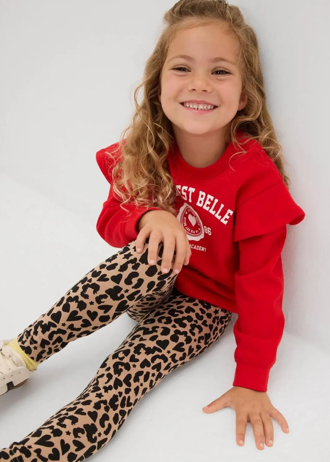 Kinder bonprix Mädchen 2-8 Jahre·Nachhaltigere Materialien|Mädchen 9-16 Jahre·Nachhaltigere Materialien|Leggings aus elastischem Bio-Baumwoll-Mix (2er Pack)